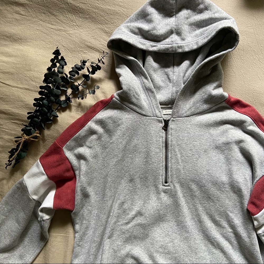 AEO / Cropped Quarter Zip Hoodie